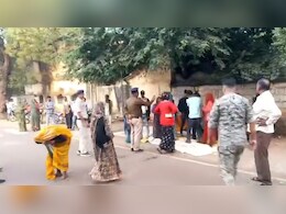 शिवपुरी में हंगामा, मृतक की पत्नी ने खुद के ऊपर उड़ेल लिया पेट्रोल, तो खूब मचा बवाल 