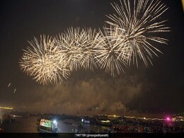 On Dev Diwali, Varanasi Witnesses Fireworks, Laser Show Over Ganga River On Dev Diwali, Varanasi Witnesses Fireworks, Laser Show Over Ganga River