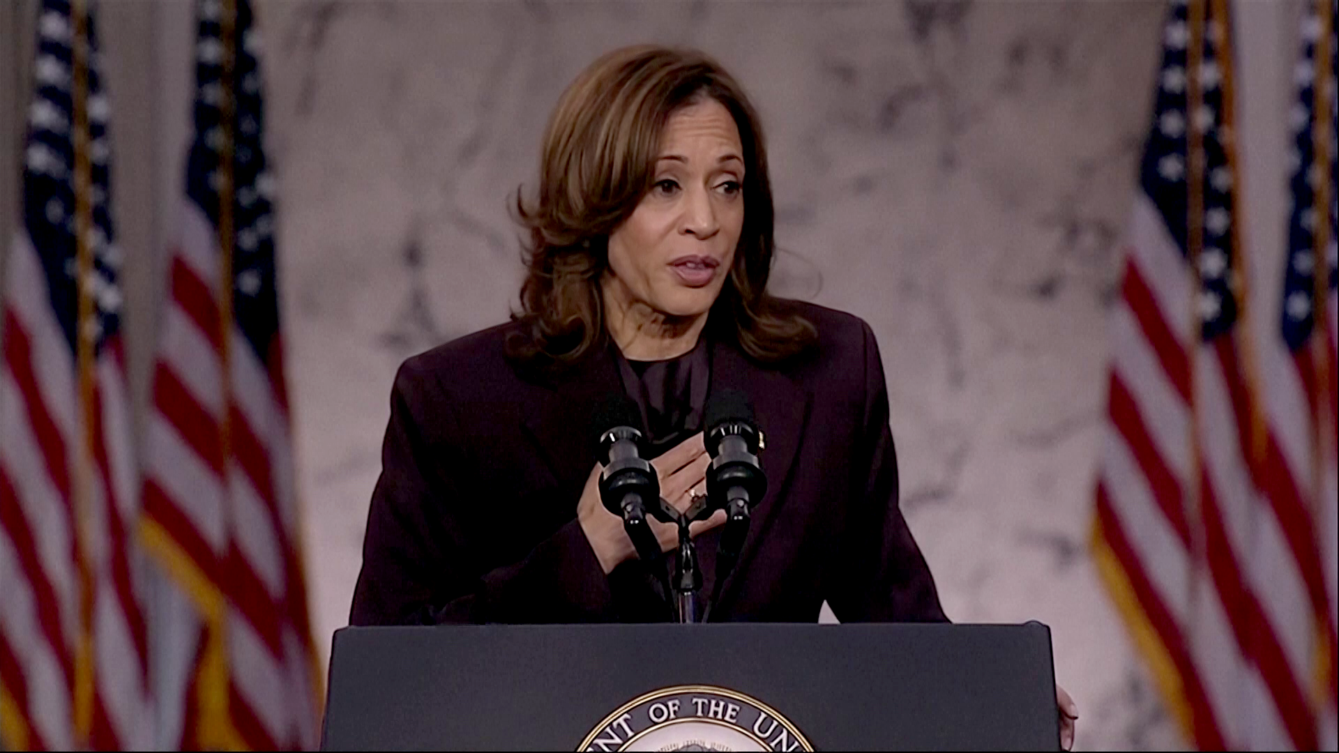 Kamala Harris In Her Concession Speech: "I Congratulated Trump & Told Him..."