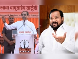 शहाजी बापूंच्या गडात उद्धव ठाकरेंचं 'काय झाडी काय डोंगर' सभा गाजवली