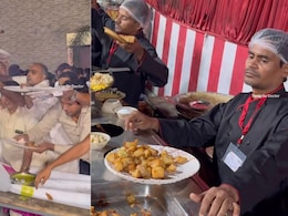 Viral Video Of Wedding Guests Fighting Over Non-Veg Food Instead Of Veg Is Too Funny Viral Video Of Wedding Guests Fighting Over Non-Veg Food Instead Of Veg Is Too Funny