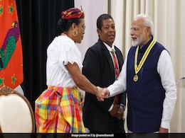 PM Modi Bestowed Dominica's Highest National Honour, Praised For Safeguarding Lives During COVID PM Modi Bestowed Dominica's Highest National Honour, Praised For Safeguarding Lives During COVID
