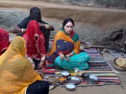 भारत के बेस्ट टूरिस्ट विलेज 'देवमाली' पहुंची दीया कुमारी, गांव की महिलाओं के साथ जमीन पर बैठकर किया भोजन