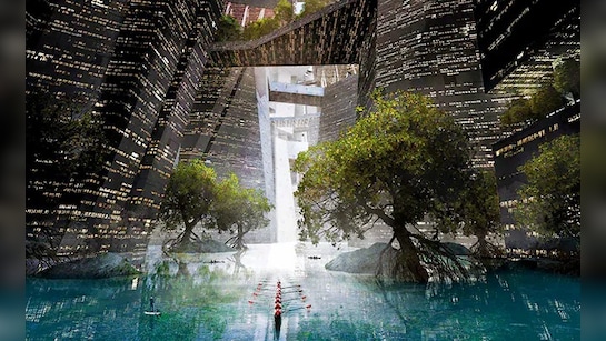 Technical Architecture: What A Scaled AI Data Center Complex Looks Like - visual representation