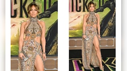 Jennifer Lopez Added Glitz To Her Stunning Cutout Bedazzled Slit Gown With Sabyasachi Bangles On Her Wrists