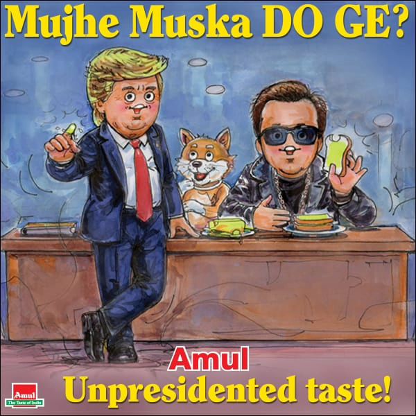 Amul Topical For Donald Trump And Elon Musk | Know All About Amul ...
