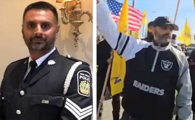 Canada Cop Who Attended Khalistani Protest Outside Hindu Temple Suspended