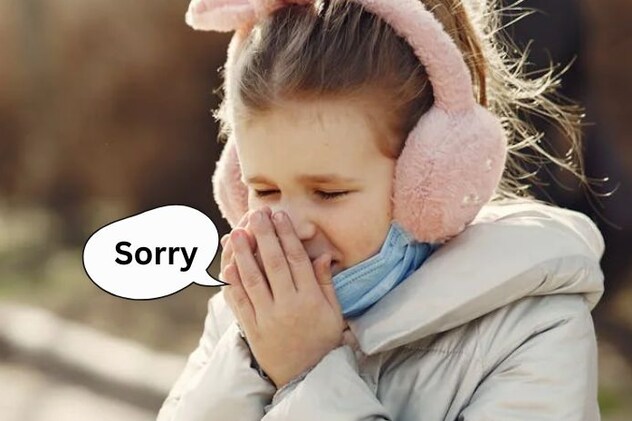 सॉरी कहकर छींकना