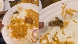 चिकन बिरयानी में निकला जली हुई सिगरेट का टुकड़ा, हैदराबाद के जाने-माने रेस्टोरेंट का Video वायरल, मचा हंगामा