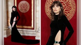 You've Never Seen A Slit Dress Quite Like Pedro Pascal's Sister Lux Pascal's Risque Black Cutout Gown