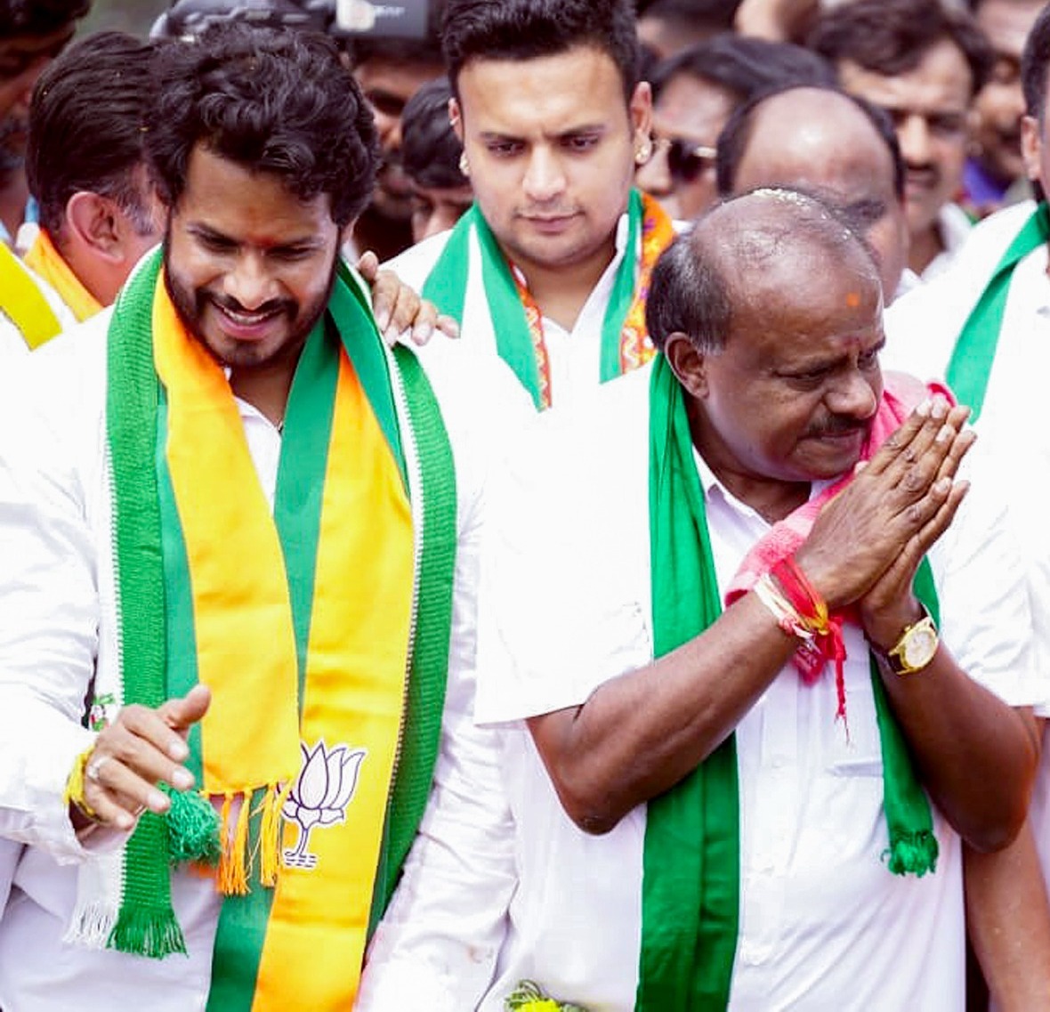 Minister HD Kumaraswamy's Son, Nikhil Kumaraswamy, Loses Channapatna Assembly Bypoll