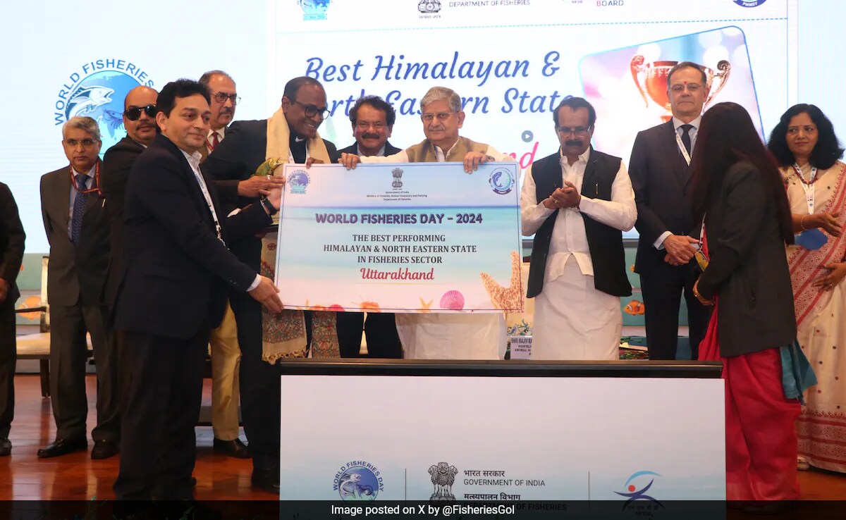 Uttarakhand Wins Best State Award In Fisheries Development