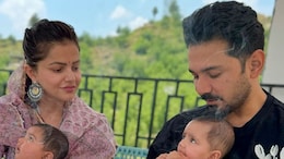 Rubina Dilaik's Twins Edhaa And Jeeva's First Birthday Pics Will Put A Smile On Your Face