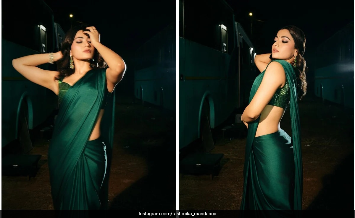 Rashmika Mandanna Made Us Go Green With Envy In A Crinkled Amit