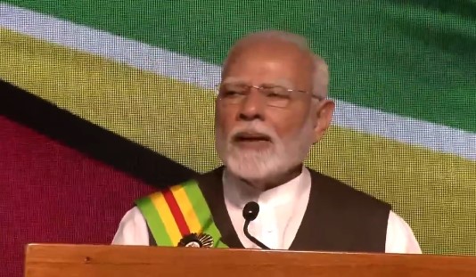 भारत के 140 करोड़ लोगों को मान्यता..; गयाना के&nbsp;सर्वोच्च सम्मान से नवाजे जाने पर पीएम मोदी