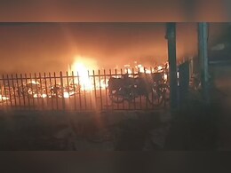 200 Vehicles Damaged As Massive Fire Breaks Out At Varanasi Railway Station