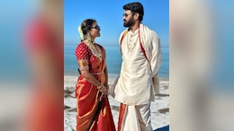 <i>Baahubali 2</i> Actor Subbaraju Married Wearing A Traditional Ivory Lungi And Kurta With Pops Of Red
