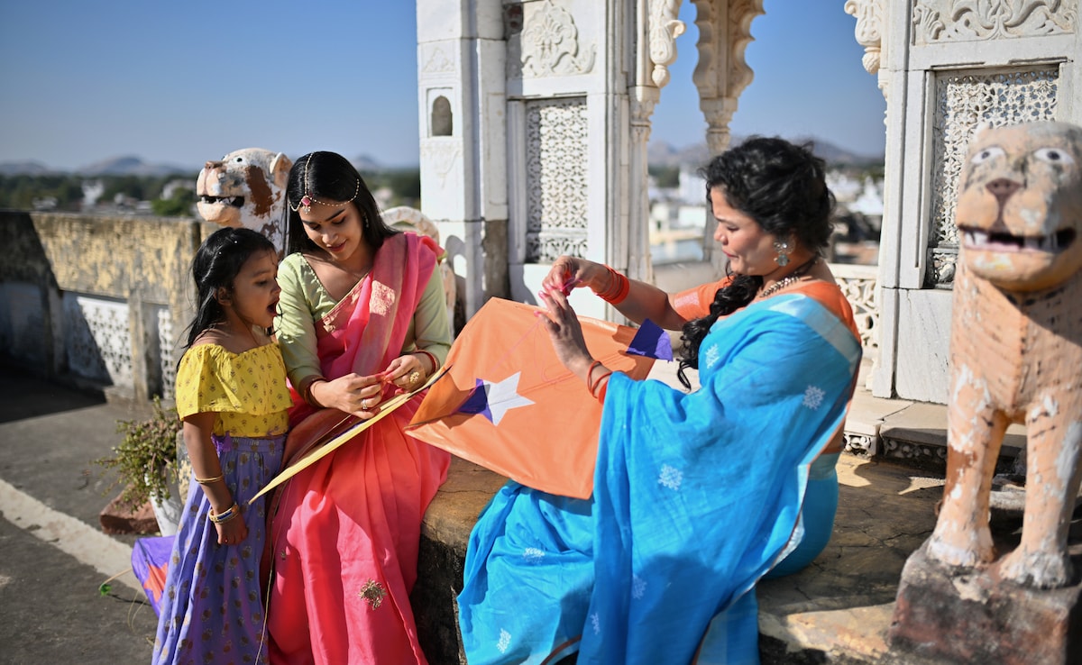 Makar Sankranti is mostly celebrated with kite flying. 