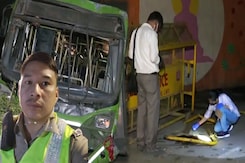 Delhi Bus Crushes 2 To Death, Including Police Constable On Patrol Duty Delhi Bus Crushes 2 To Death, Including Police Constable On Patrol Duty