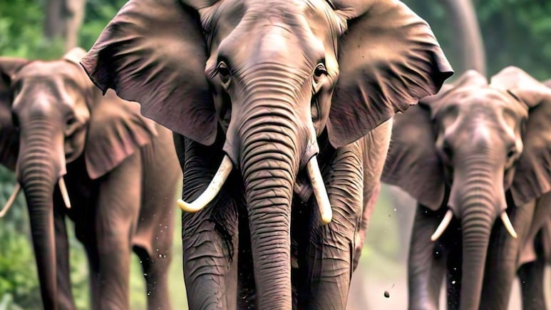 Elephants Terror: खलिहान में सो रहे दंपत्ति पर हाथियों का हमला, दोनों की मौत, गांव में दहशत का माहौल