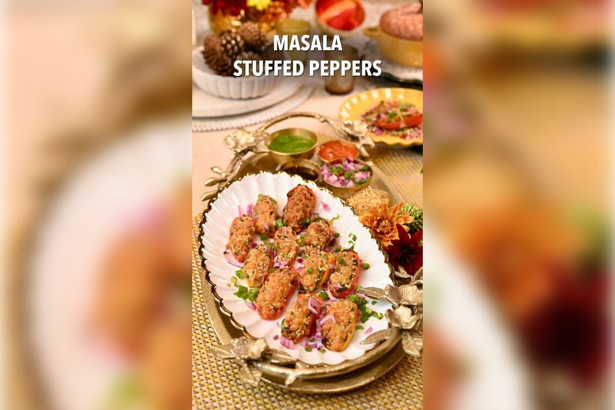 Nidhi Bothra's Chatpata Masala Stuffed Peppers Recipe