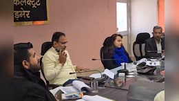 IAS टीना डाबी के सामने बाड़मेर सांसद उम्मेदाराम ने खोला अफसरों के झूठ का पोल, रविंद्र भाटी भी थे मौजूद