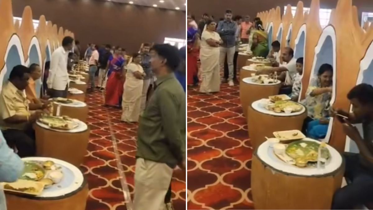 "Na-Real Wedding": Coconut-Themed Seating Arrangement At Wedding Goes Viral