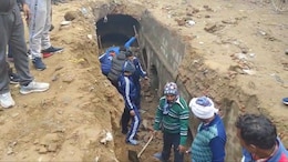 Manual Labour Resumes Excavation Work Of Sambhal Stepwell After JCB Fails