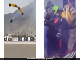 Old Video Of Pakistani Paraglider Landing On Chief Guest During Event Leaves Internet In Splits Old Video Of Pakistani Paraglider Landing On Chief Guest During Event Leaves Internet In Splits