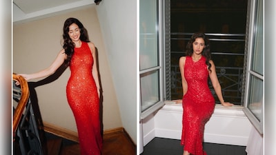 sachin and babi light blue dress Red Sequin High Neck Ruched Bodycon Mini Dress – AX Paris US main image 1