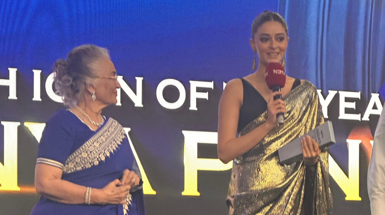 Bollywood Actor Ananya Pandey Wins NDTV's 'Youth Icon Of The Year' Award