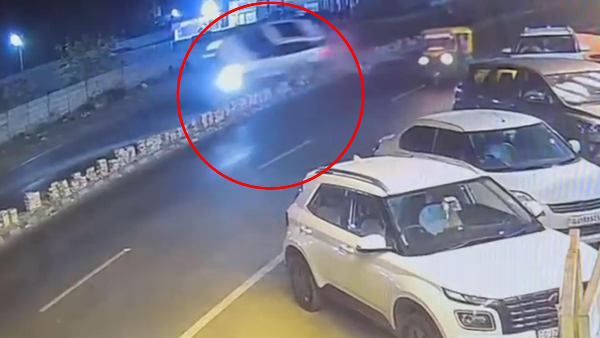 Creta SUV Driven By Drunk Man Jumps Divider, Crashes Into Scooter, 2 Dead