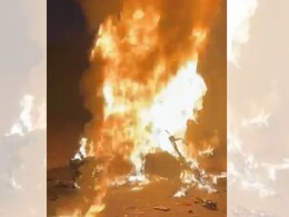 बालोतरा में भीषण हादसा, दो बाइक की भिड़ंत के बाद लगी आग; जिंदा जला युवक, दूसरे ने हॉस्पिटल में तोड़ा दम