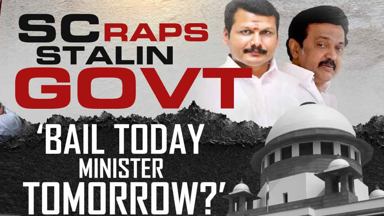 Supreme Court questions Senthil Balaji's reinstatement.