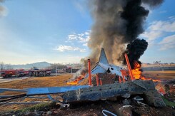 179 Feared Dead, 2 Rescued After Plane Crashes On South Korea 179 Feared Dead, 2 Rescued After Plane Crashes On South Korea