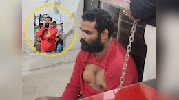 खतरनाक अपराधी,&nbsp;28 मामले दर्ज !&nbsp;पुलिस ने हथकड़ी में पकड़वाए कान, तो कहने लगा ये