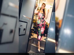Keerthy Suresh Made Spring Bloom All Over Again In A Gauri And Nainika Lotus Print Peplum Dress Keerthy Suresh Made Spring Bloom All Over Again In A Gauri And Nainika Lotus Print Peplum Dress