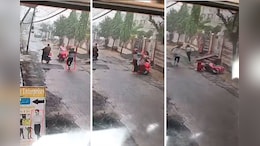 अजमेर में दिनदहाड़े चेन स्नेचिंगः बदमाशों से भिड़ी स्कूटी सवार महिला, वीडियो हो रहा वायरल