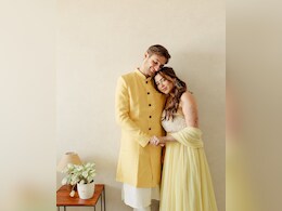 Aaliyah Kashyap And Shane Gregoire Stuns In Matching Yellow Outfits For Their Haldi Ceremony Aaliyah Kashyap And Shane Gregoire Stuns In Matching Yellow Outfits For Their Haldi Ceremony