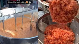 Watch: Viral Video Shows How Gajar Ka Halwa Is Made In Bulk