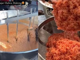 Watch: Viral Video Shows How Gajar Ka Halwa Is Made In Bulk
