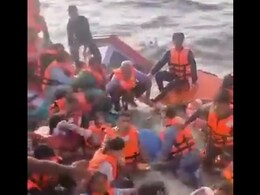 Video: Passengers Panic, Scream For Help As Ferry Sinks Off Mumbai Coast Video: Passengers Panic, Scream For Help As Ferry Sinks Off Mumbai Coast