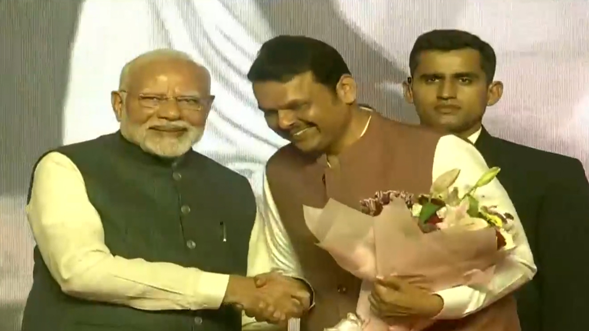 Devendra Fadnavis Takes Oath As Maharashtra Chief Minister For 3rd Time