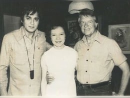 Sunil Dutt And US Ex-President Jimmy Carter In Throwback Gold. Courtesy, Priya Dutt