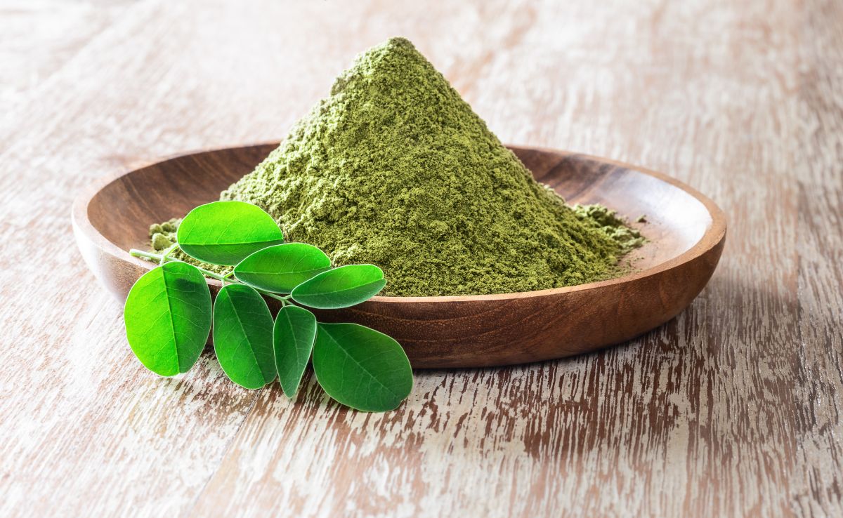 Packed with calcium, magnesium, and phosphorus, moringa powder supports bone density