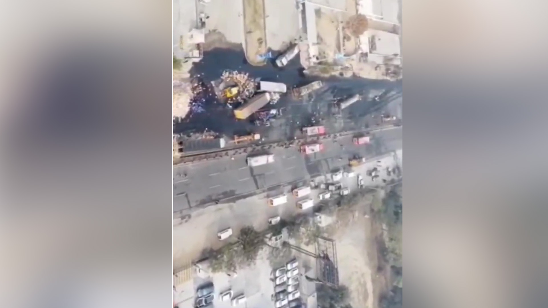 Bird's-Eye View Of Devastation After Jaipur Accident That Killed 12