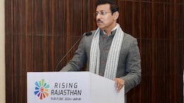 राइजिंग राजस्थान में मंत्री राज्यवर्धन राठौड़ ने किसे कहा 'कुबेर'? बोले- मेरे सामने देश की 1/4 GDP है