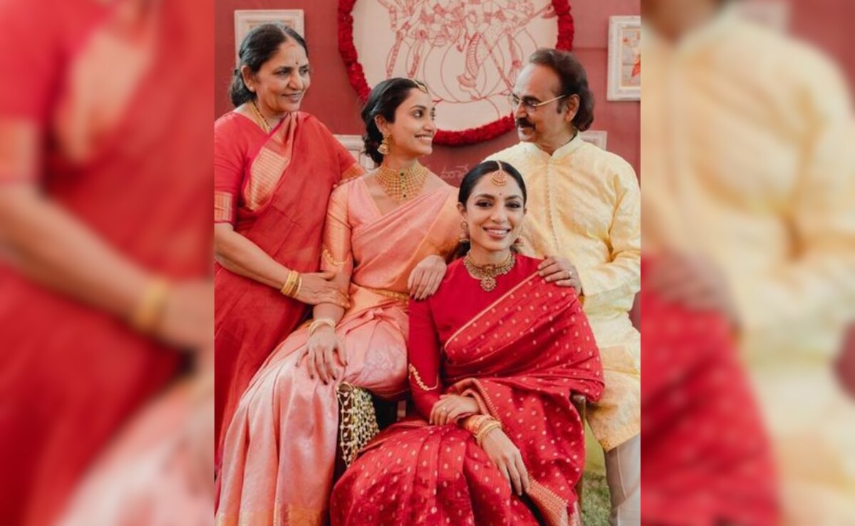 Bride-To-Be Sobhita Dhulipala's Sister Shares New Pics From <i>Pelli Kuthuru</i>: "Cheers To The Most Affectionate Person Ever"