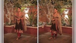 Mahira Khan Exuded Festive Elegance In A Beautiful Rimple And Harpreet <i>Kalidaar</i> Suit