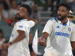 Watch: Mohammed Siraj Throws Ball In Anger After Australia Batter's Bizarre Action During Pink Ball Test